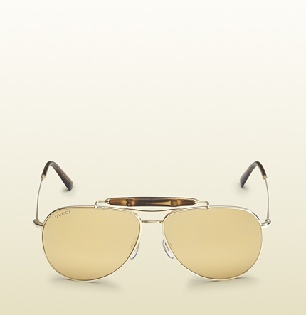 gucci bamboo aviator sunglasses